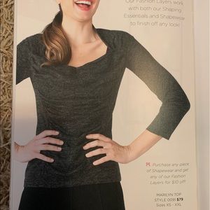 Ruby Ribbon Marilyn Top